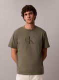 Green Monogram Logo T-Shirt  Men