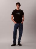Negru Tricou Cu Logo Monograma  Barbati