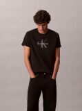 Negru Tricou Cu Logo Monograma  Barbati