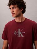 Red Monogram Logo T-Shirt  Men