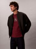 Red Monogram Logo T-Shirt  Men