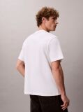 Alb Tricou Cu Logo Monograma  Barbati