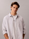 Grey Monogram Logo T-shirt  Men