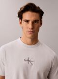 Grey Monogram Logo T-shirt  Men
