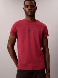 Rosu Tricou Cu Logo Monograma  Barbati