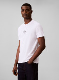 Alb Tricou Cu Logo Monograma  Barbati