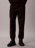 Negru Joggeri Din Premium Fleece  Barbati