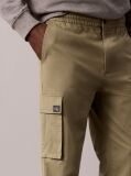 Verde Pantaloni Cargo Skinny Din Twill  Barbati