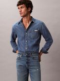 Denim Blugi Standard Cu Croiala Drepta  Barbati