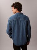 Denim Camasa Clasica Din Denim Cu Nasturi  Barbati