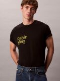 Negru Tricou Lejer Cu Grafica Circle  Barbati