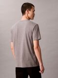 Gri Tricou Cu Decolteu Rotund Si Imprimeu Calvin  Barbati