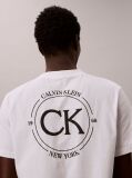 Alb Tricou Cu Logo Brodat  Barbati