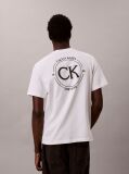 Alb Tricou Cu Logo Brodat  Barbati