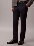 Albastru Pantaloni Chinos Cu Croiala Slim Si Nasturi  Barbati