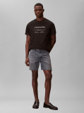 Denim Pantaloni Scurti Din Denim Cu Aspect Decolorat  Barbati