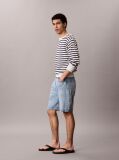 Denim Linen 90s Short Driftwood Blue  Men