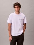 Mov Tricou Cu Logo Brodat  Barbati