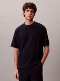 Blue Emblem Logo Towelling T-shirt  Men