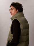 Verde Vesta Puffer Cu Umplutura De Puf Si Gluga  Barbati