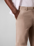 Kaki Pantaloni Chino Confortabili Din Bumbac Cu Croiala Conica  Barbati