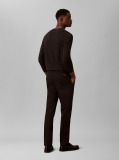 Negru Pantaloni Chino Confortabili Din Bumbac Cu Croiala Conica  Barbati
