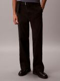 Negru Pantaloni Lejeri Din Bumbac Twill  Barbati