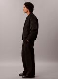 Negru Pantaloni Lejeri Din Bumbac Twill  Barbati