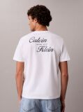 Alb Tricou Cu Logo Brodat  Barbati