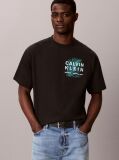 Black Palm Logo Graphic Crew Neck T-Shirt  Men