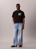 Black Palm Logo Graphic Crew Neck T-Shirt  Men