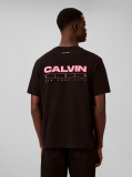 Black Relaxed Back Logo T-shirt  Men