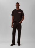 Black Relaxed Back Logo T-shirt  Men