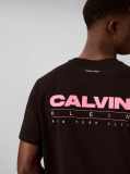 Black Relaxed Back Logo T-shirt  Men