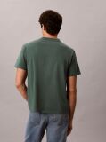 Green Washed Cotton Monogram T-shirt  Men