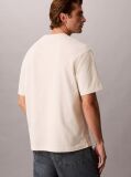 Alb Tricou Lejer Cu Logo Aplicat  Barbati
