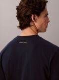 Albastru Tricou Cu Logo Script  Barbati