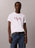 Alb Tricou Cu Logo Script  Barbati
