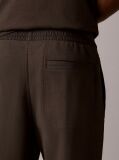Negru Pantaloni Jogger Cargo Din Bumbac Flausat  Barbati