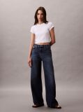 Denim Blugi Cu Croi Larg  Femei