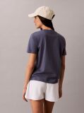 Albastru Tricou Clasic Din Bumbac Cu Logo  Femei