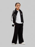 Negru Set De Trening Monologo Cu Bluza Si Pantaloni Jogger  Fete