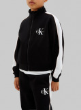 Negru Set De Trening Monologo Cu Bluza Si Pantaloni Jogger  Fete