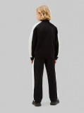 Negru Set De Trening Din Terry Cu Bluza Si Pantaloni Jogger In Culori Contrastante  Baieti