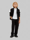 Negru Set De Trening Din Terry Cu Bluza Si Pantaloni Jogger In Culori Contrastante  Baieti