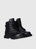 Black Lace-Up Bootss  Girls