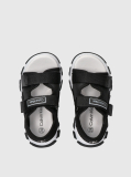 Negru Sandale Cu Velcro  Baieti