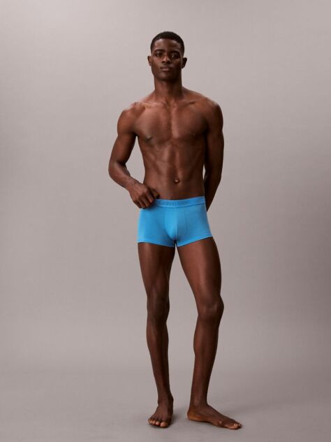 Multi 3 Pack Low Rise Trunks - CK Black  Men