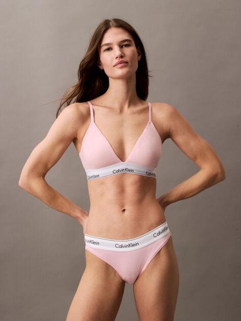 Roz Sutien Triunghi - Icon Cotton Modal  Femei