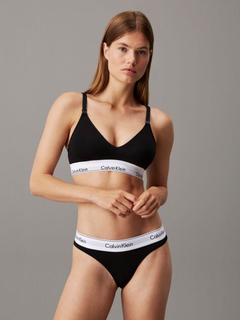 Black Brazilian Brief - Modern Cotton  Women